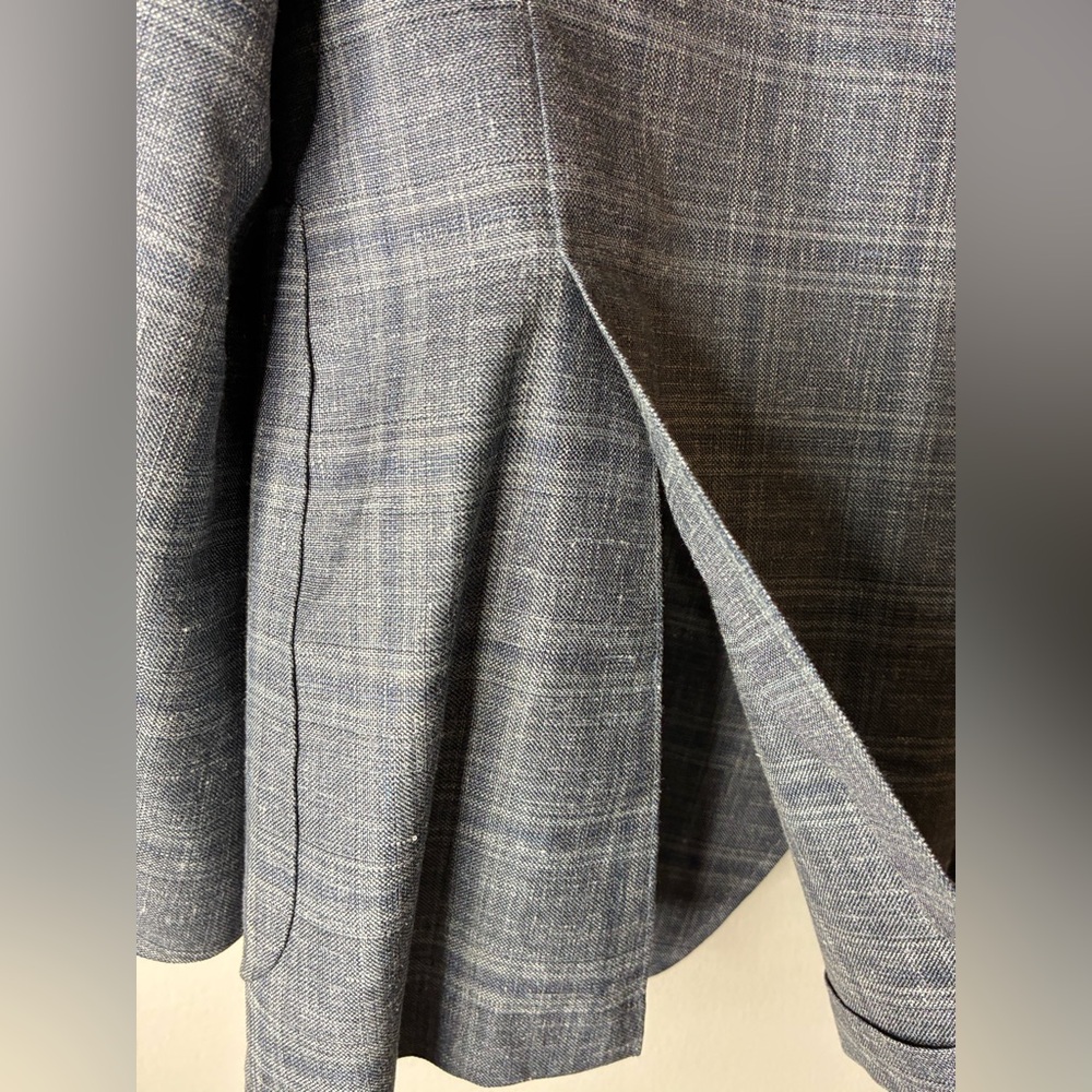 Canali Kei Plaid Wool Single-Breasted Sport Coat - Picture 8 of 11